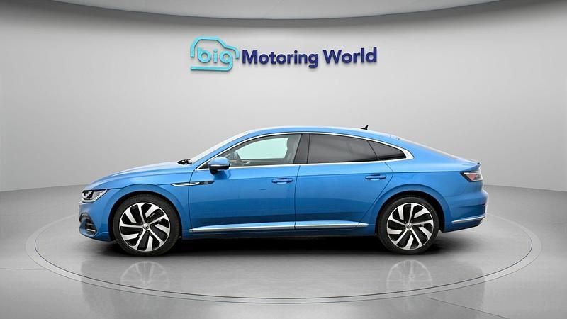 Used VW Arteon R-line 150 HP (110 kW) 2022 Blue Hatchback