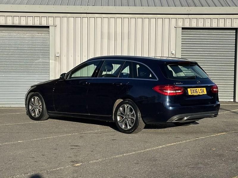 Used Mercedes C350e 2016 Blue Estate