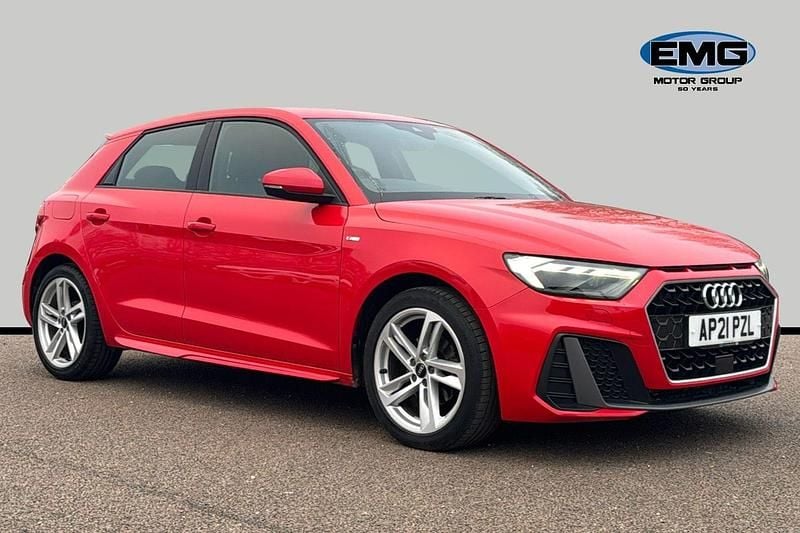 Used Audi A1 Sportback S-Line 110 HP (80 kW) 2021 Red Hatchback