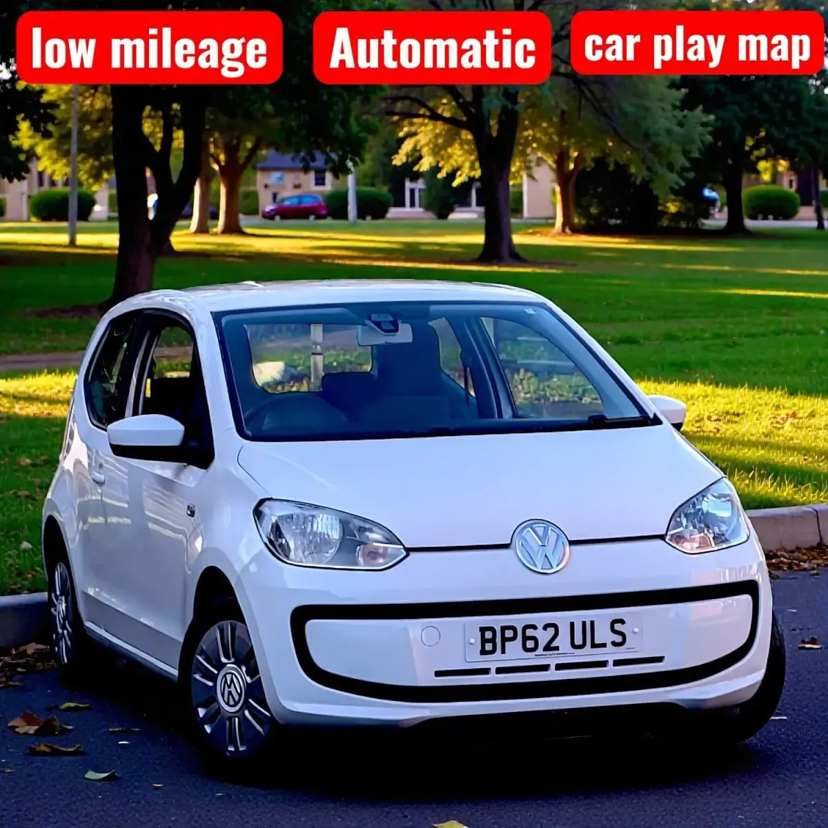Used VW up! 2012 White Hatchback