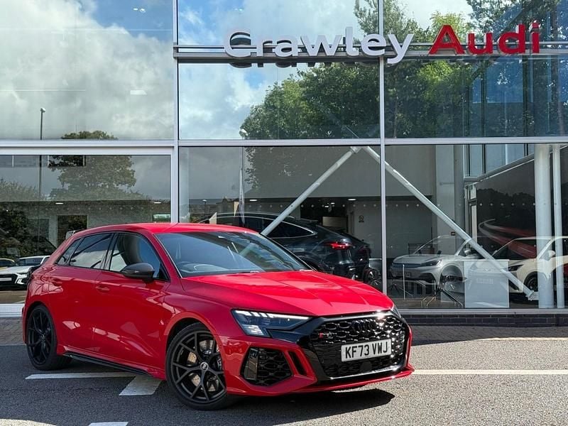Red Used 2024 Audi RS3 Sport Hatchback | £51,250 (Good price) - Image 1/4