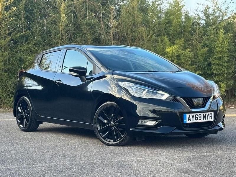 Used Nissan Micra Acenta 71 HP (52 kW) 2019 Black Hatchback