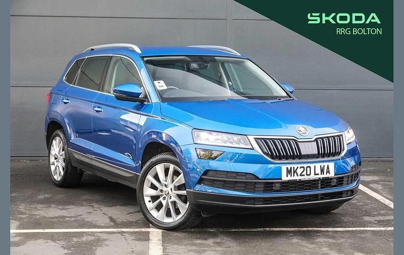 Blue Used 2020 Skoda Karoq SE L SUV | £13,495 (Fair price) - Image 1/4