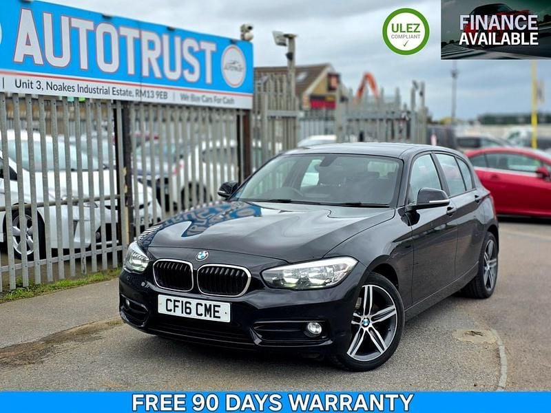Used BMW 118 Sport Line 2016 Black Hatchback