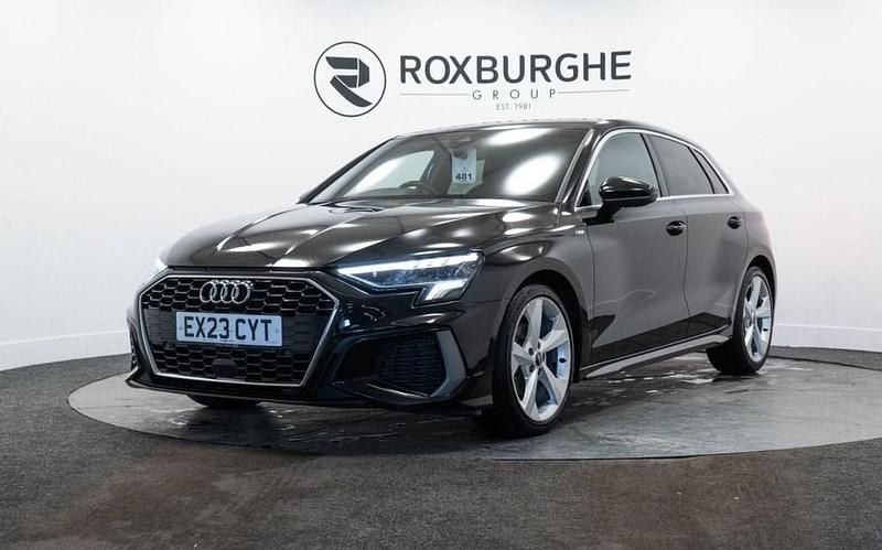 Used Audi A3 Sportback S-Line 110 HP (80 kW) 2023 Black Hatchback