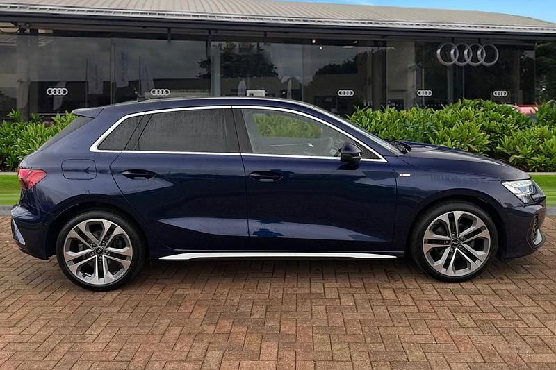Used Audi A3 S-Line 150 HP (110 kW) 2025 Blue Hatchback