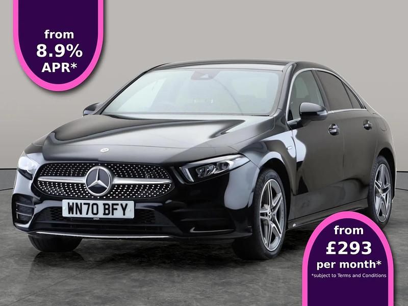Black Used 2020 Mercedes A250 AMG line Sedan | £19,885 (Fair price) - Image 1/4