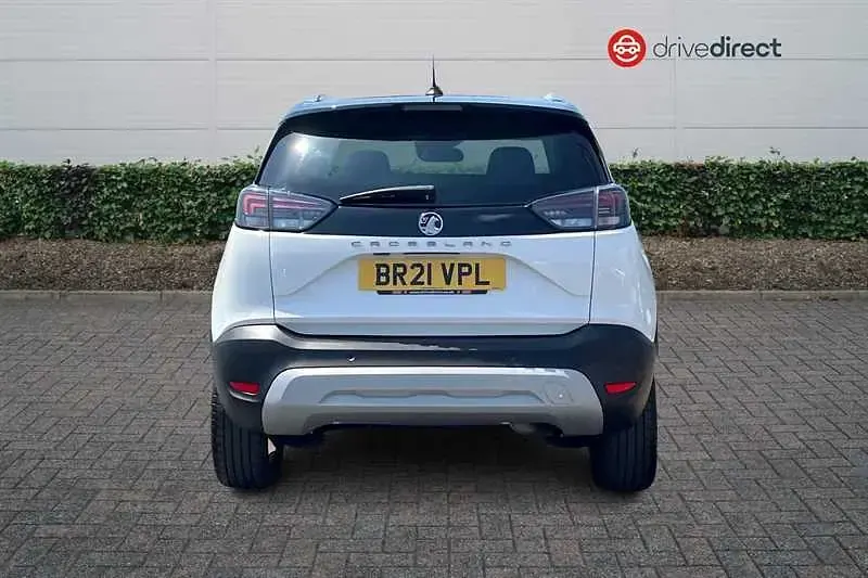 Used Vauxhall Crossland SRi 130 HP (95 kW) 2021 White SUV