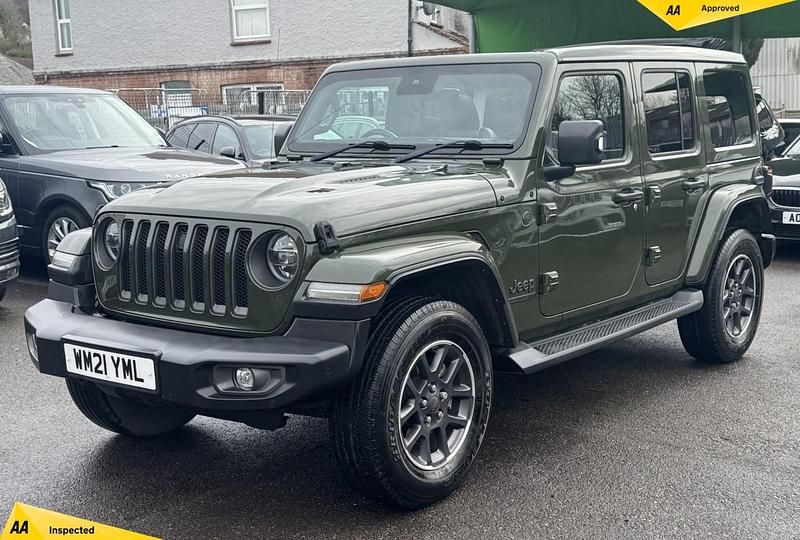 Used Jeep Wrangler 80th Anniversary 272 HP (200 kW) 2021 Green SUV