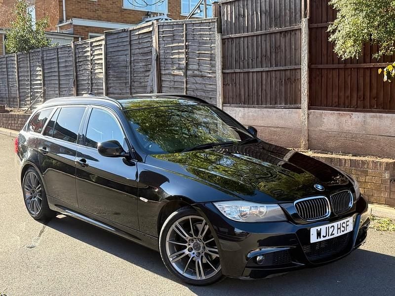 Black Used 2012 BMW 320 Sport Line Estate | £5,500 (Good price) - Image 1/4