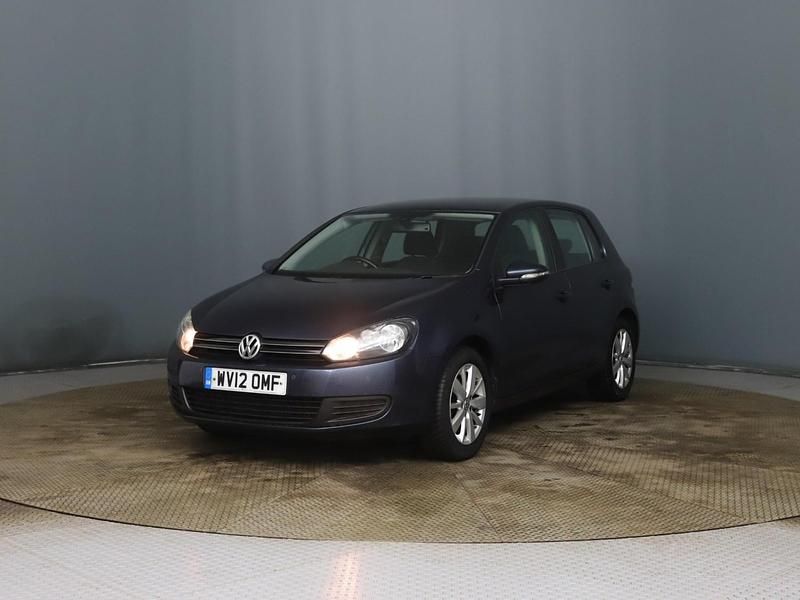 Used VW Golf VII Match 105 HP (77 kW) 2012 Blue Hatchback