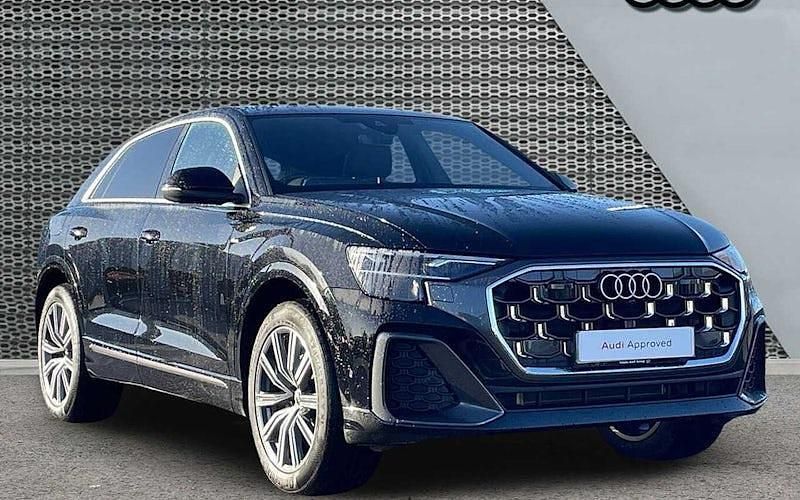 Black Used 2025 Audi Q8 S-Line SUV | £60,397 - Image 1/4