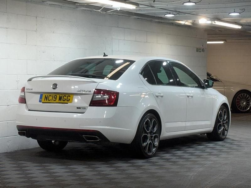 Used Skoda Octavia vRS 2019 White Hatchback