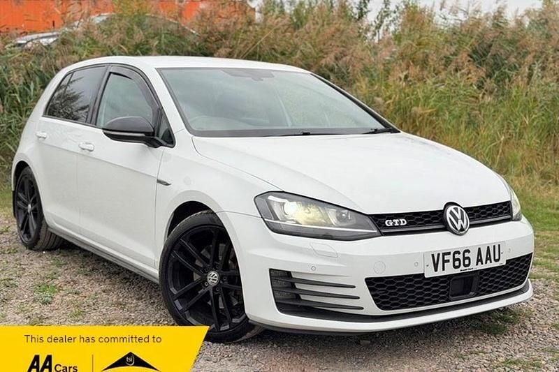 White Used 2017 VW Golf VII GTD Hatchback | £8,995 (Fair price) - Image 1/1