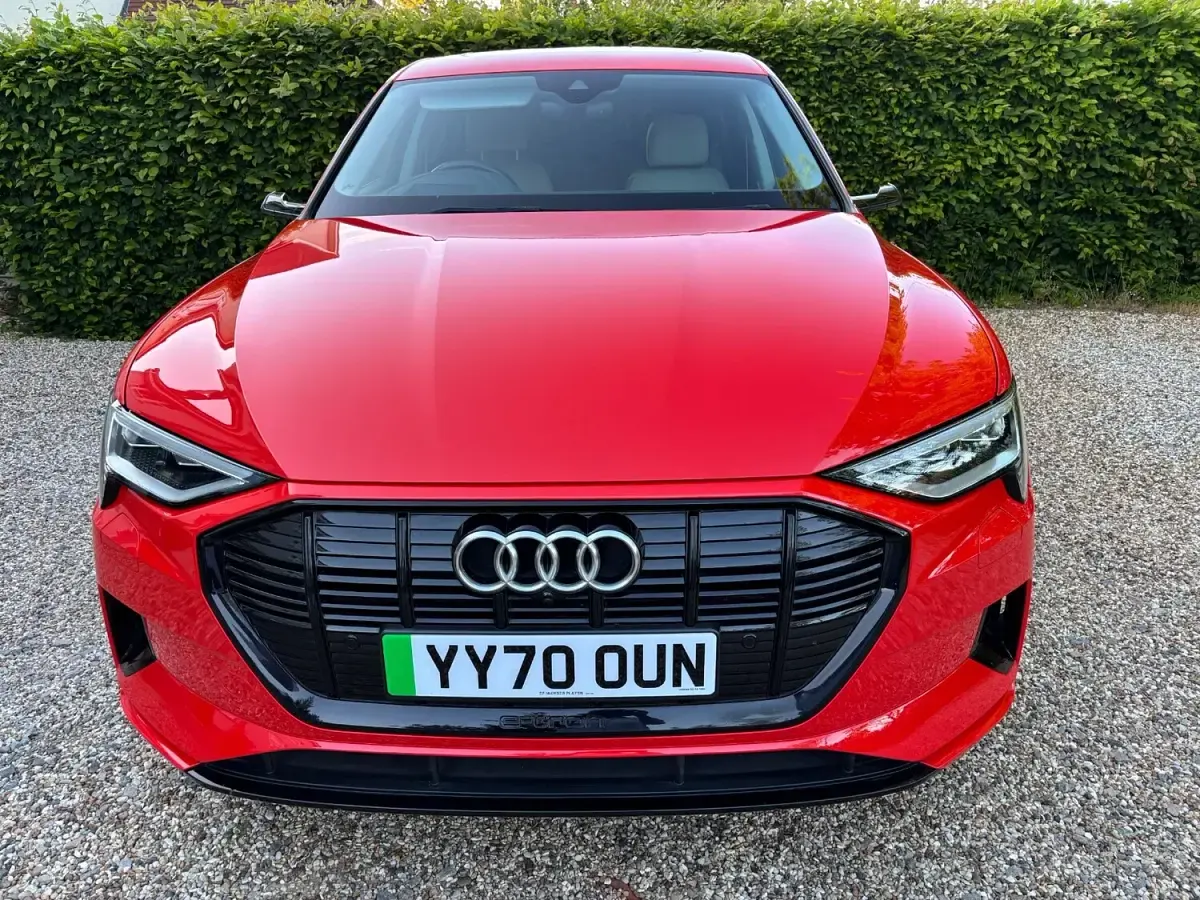 Used Audi e-tron 300 kW (408 HP) 2020 Red SUV