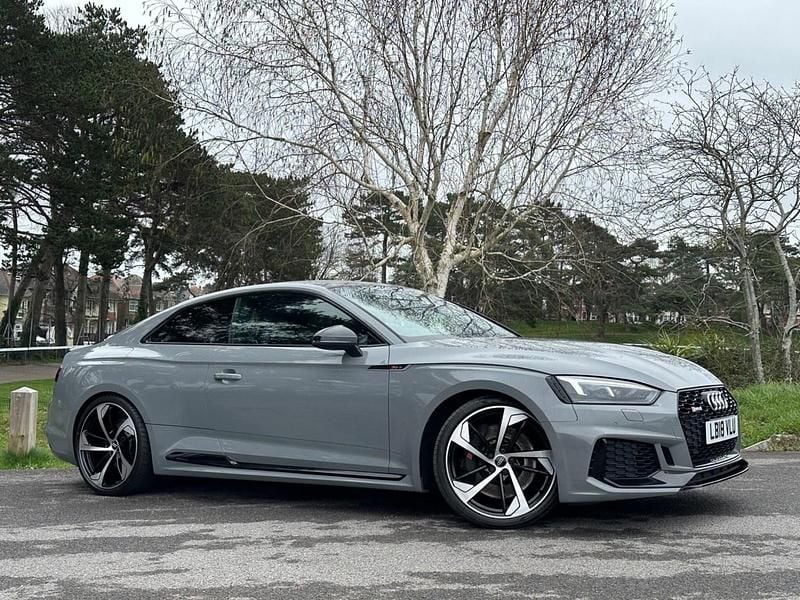 Used Audi RS5 Comfort 450 HP (330 kW) 2018 Grey Coupe
