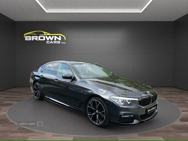 Grey Used 2018 BMW 520 M Sport Sedan | £18,495 (Fair price) - Image 1/4