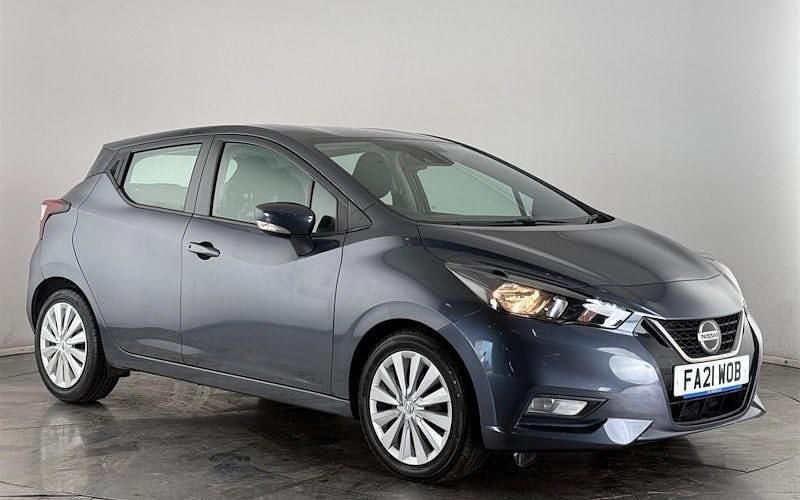 Used Nissan Micra Acenta 92 HP (67 kW) 2021 Grey Hatchback