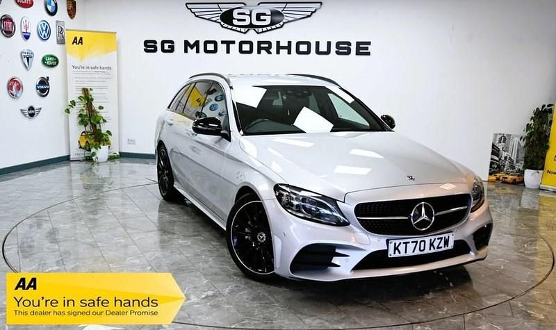 Used Mercedes C200 AMG line 2021 Silver Estate