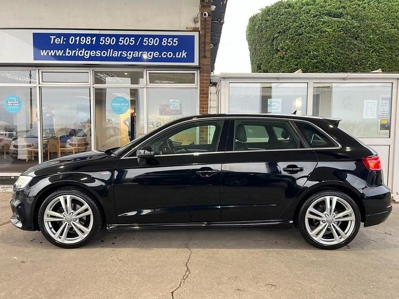 Used Audi A3 Sportback S-Line 116 HP (85 kW) 2019 Black Hatchback