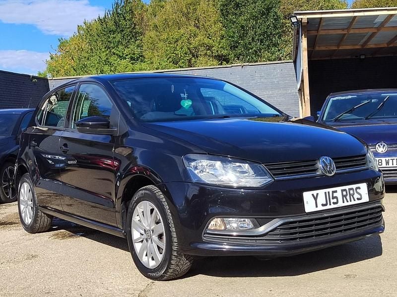 Used VW Polo SE 74 HP (54 kW) 2015 Black Hatchback