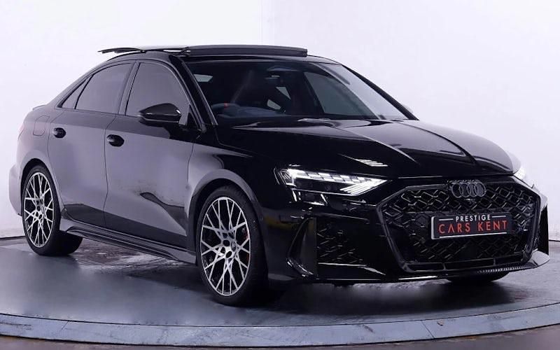Black New 2025 Audi RS3 Comfort Sedan | £63,500 (Expensive) - Image 1/4