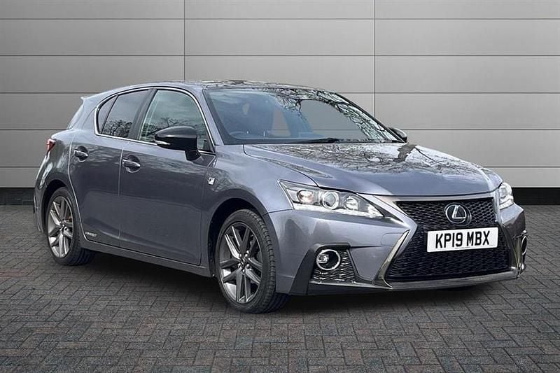 Used Lexus CT200h Sport Line 136 HP (100 kW) 2019 Grey Hatchback