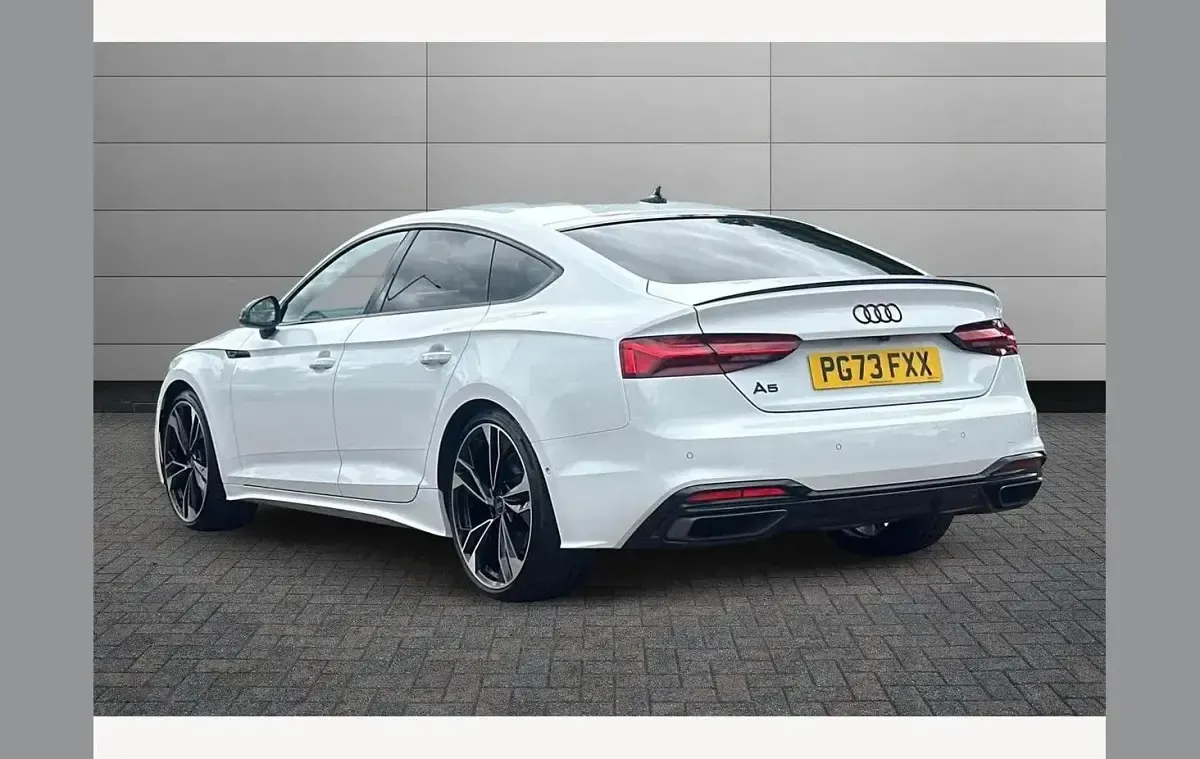 Used Audi A5 Black Edition 204 HP (150 kW) 2024 White Hatchback