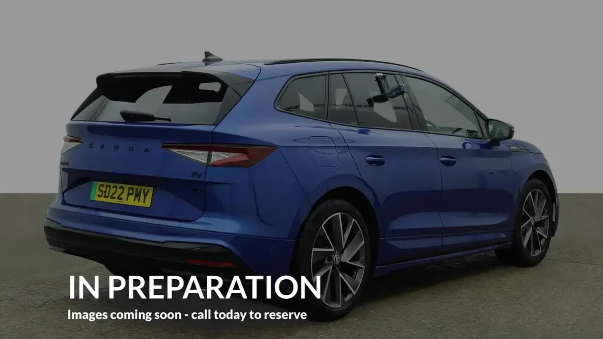 Used Skoda Enyaq iV SportLine 150 kW (204 HP) 2021 Blue SUV
