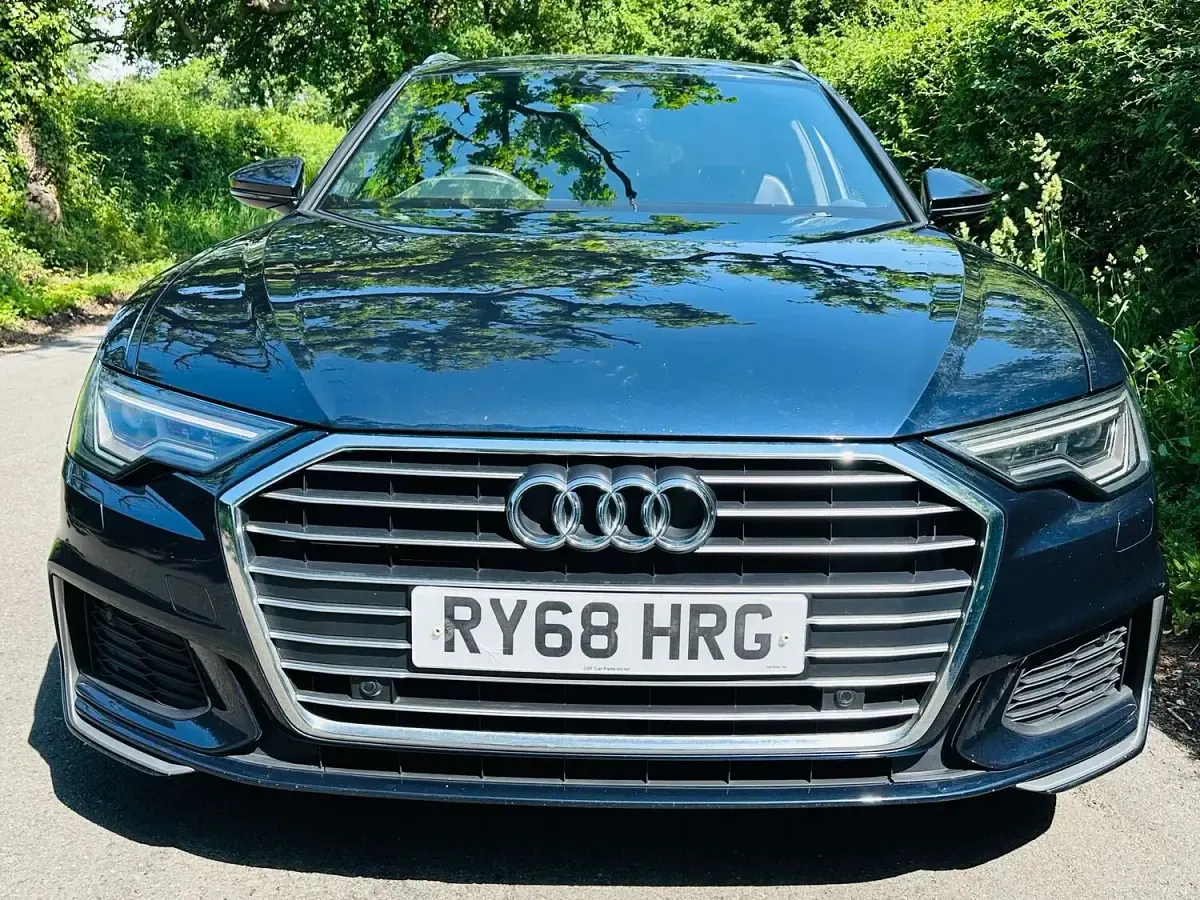 Used Audi A6 S-Line 204 HP (150 kW) 2019 Blue Estate