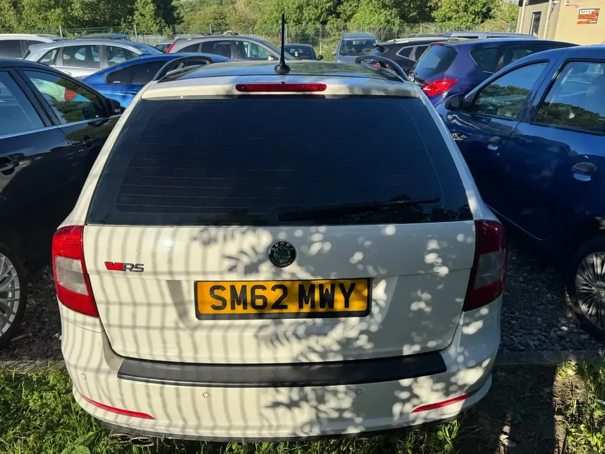 Used Skoda Octavia vRS 2012 White Estate
