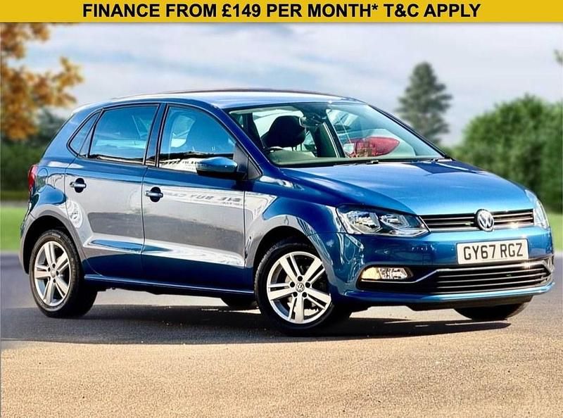 Blue Used 2017 VW Polo Edition Hatchback | £7,850 (Fair price) - Image 1/4