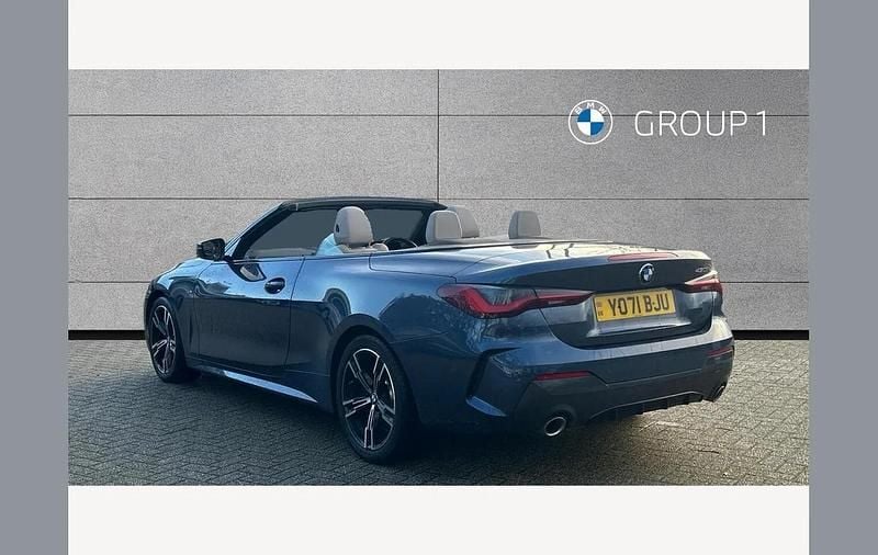 Used BMW 430 Cabriolet M Sport 245 HP (180 kW) 2021 Blue Cabriolet