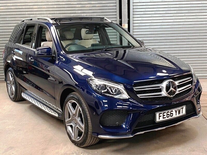 Blue Used 2017 Mercedes GLE350 Estate | £25,950 (Fair price) - Image 1/4