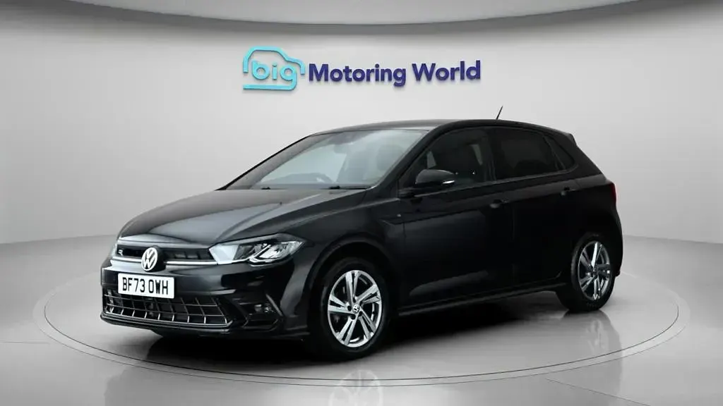 Used VW Polo R-line 95 HP (69 kW) 2023 Black Hatchback