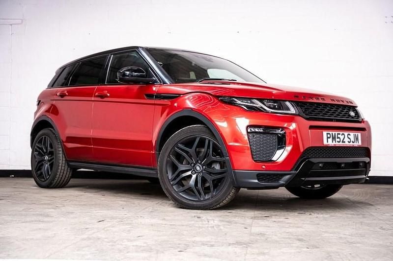 Red Used 2015 Land Rover Range Rover evoque HSE Dynamic Estate | £9,995 (Fair price) - Image 1/4