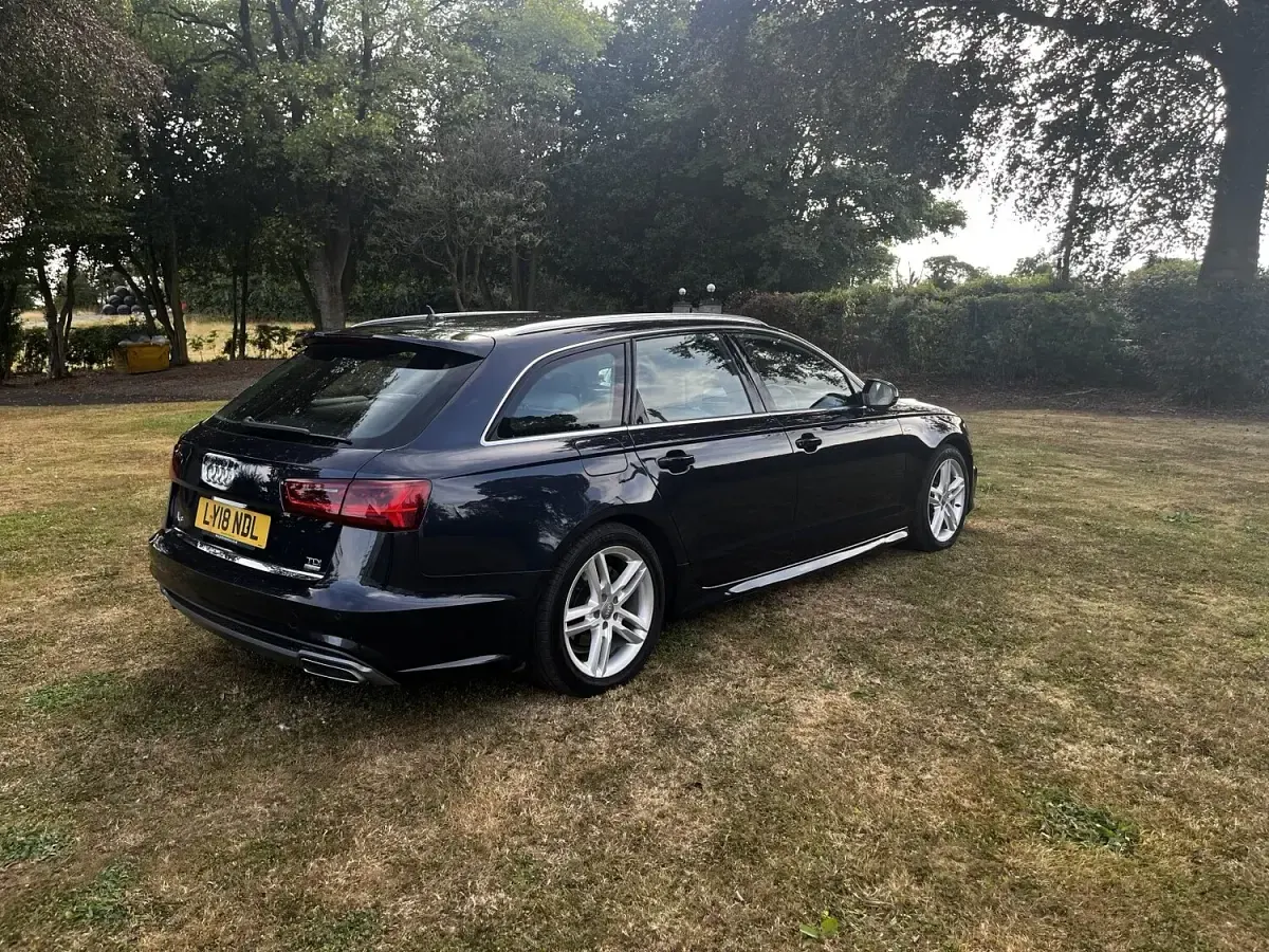 Used Audi A6 S-Line 190 HP (139 kW) 2018 Blue Estate