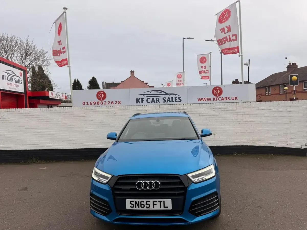 Used Audi Q3 S-line plus 184 HP (135 kW) 2015 Blue SUV