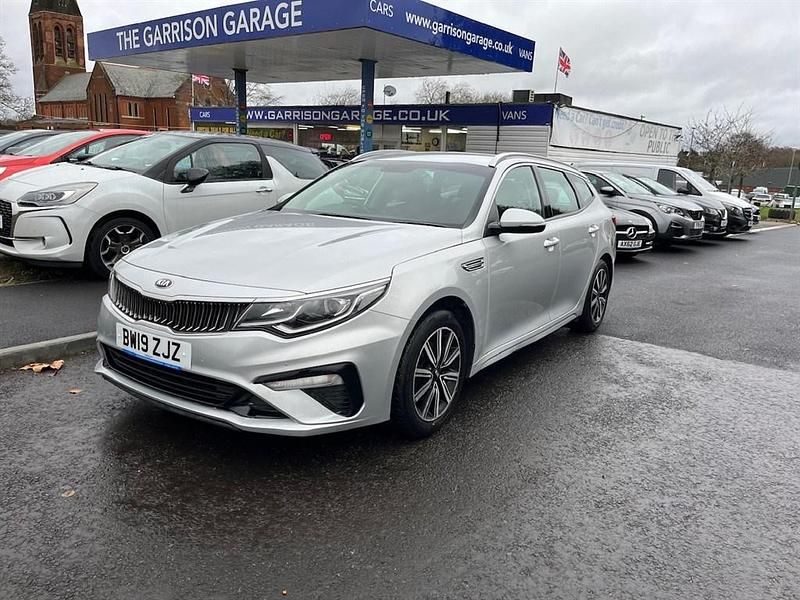 Silver Used 2019 Kia Optima 2 Estate | £8,999 (Fair price) - Image 1/4