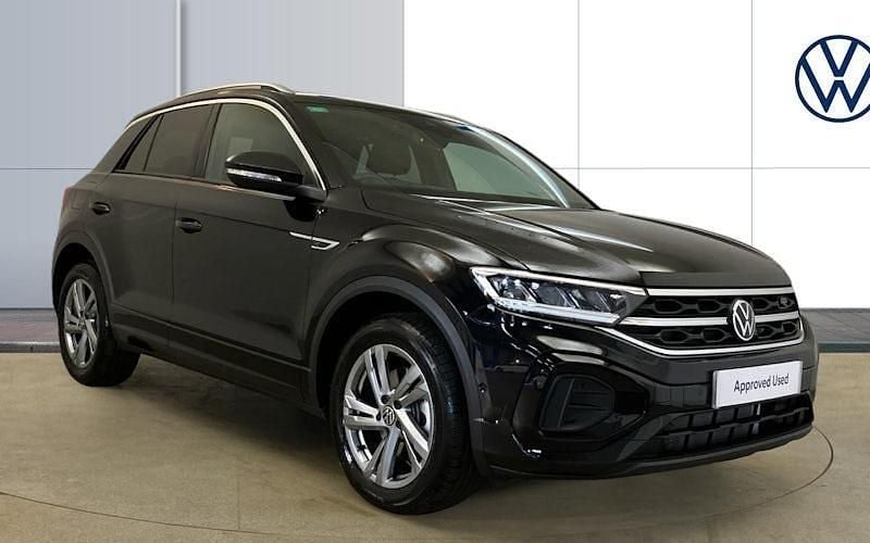 Black Used 2024 VW T-Roc R-line SUV | £25,822 (Good price) - Image 1/4