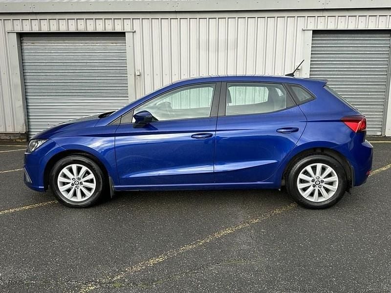 Used Seat Ibiza SE Technology 95 HP (69 kW) 2017 Blue Hatchback