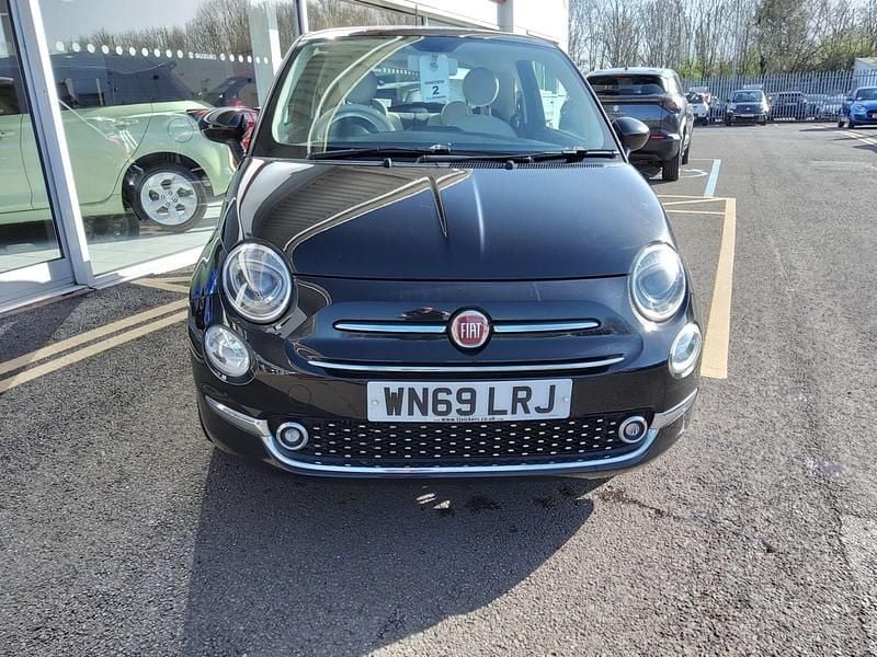 Used Fiat 500 Lounge 85 HP (62 kW) 2019 Black Hatchback