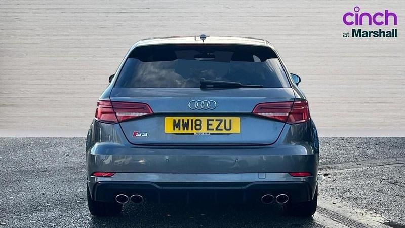 Used Audi S3 Sportback Black Edition 306 HP (225 kW) 2018 Grey Hatchback
