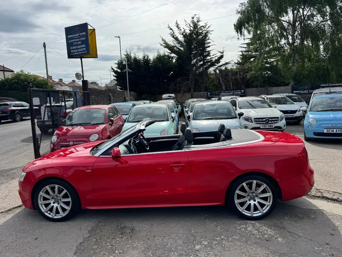 Used Audi A5 Cabriolet S-Line 2012 Red Cabriolet
