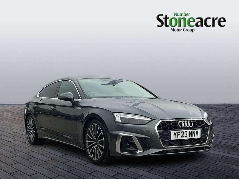 Grey Used 2023 Audi A5 Sportback S-Line Hatchback | £28,990 (Fair price) - Image 1/4