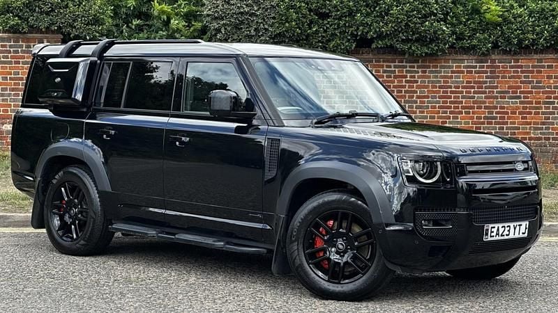 Black Used 2023 Land Rover Defender SUV | £68,699 (Expensive) - Image 1/4