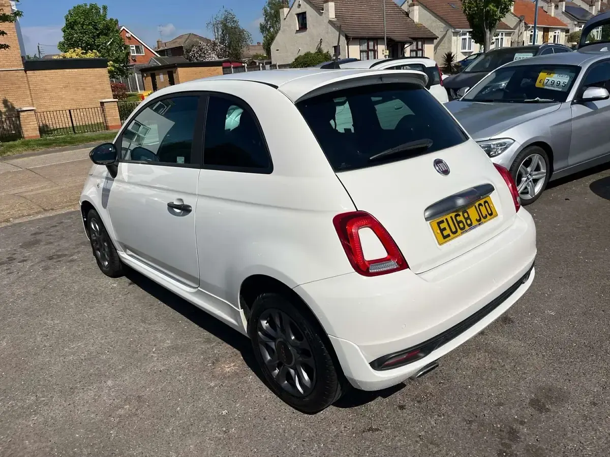 Used Fiat 500S S 2018 White Hatchback