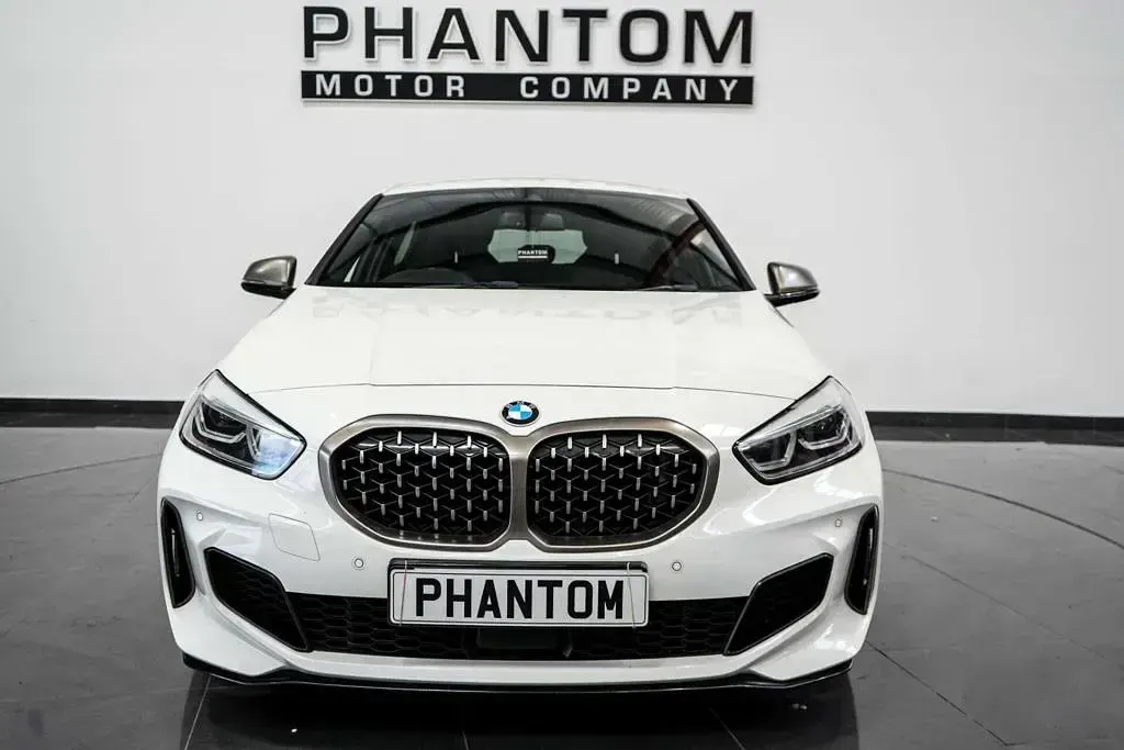 Used BMW M135 Comfort Edition 306 HP (225 kW) 2020 White Hatchback