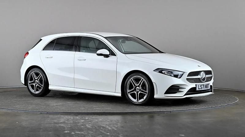 White Used 2021 Mercedes A180 AMG line Hatchback | £18,477 (Fair price) - Image 1/4
