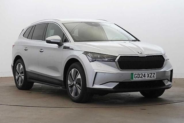 Brilliant silver metallic New 2024 Skoda Enyaq iV SUV | £28,495 (Super price) - Image 1/4